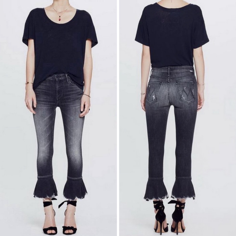 MOTHER the Cha Cha Chew Black Jeans Size 25